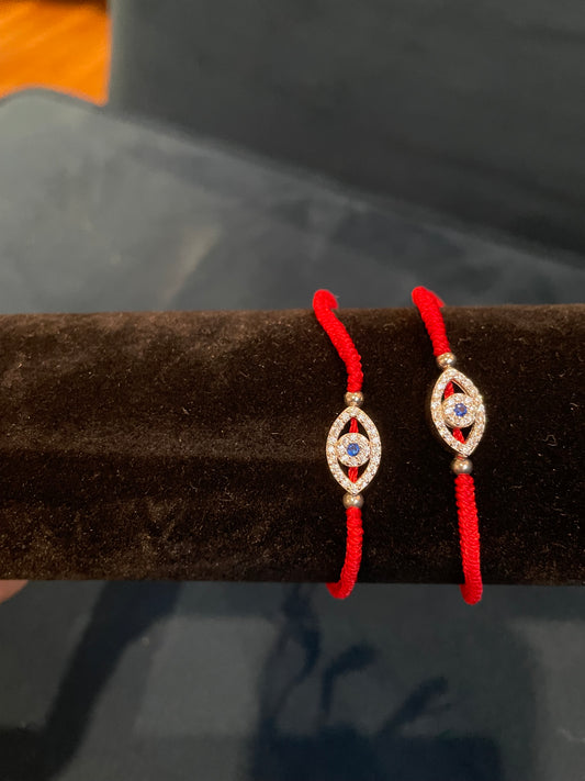Red Eye Rope Bracelet
