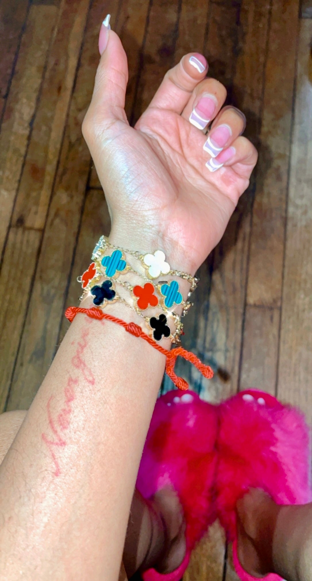 4 Lucky Clovers Bracelet set