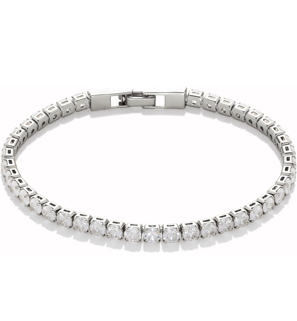 Iced tennis bracelet