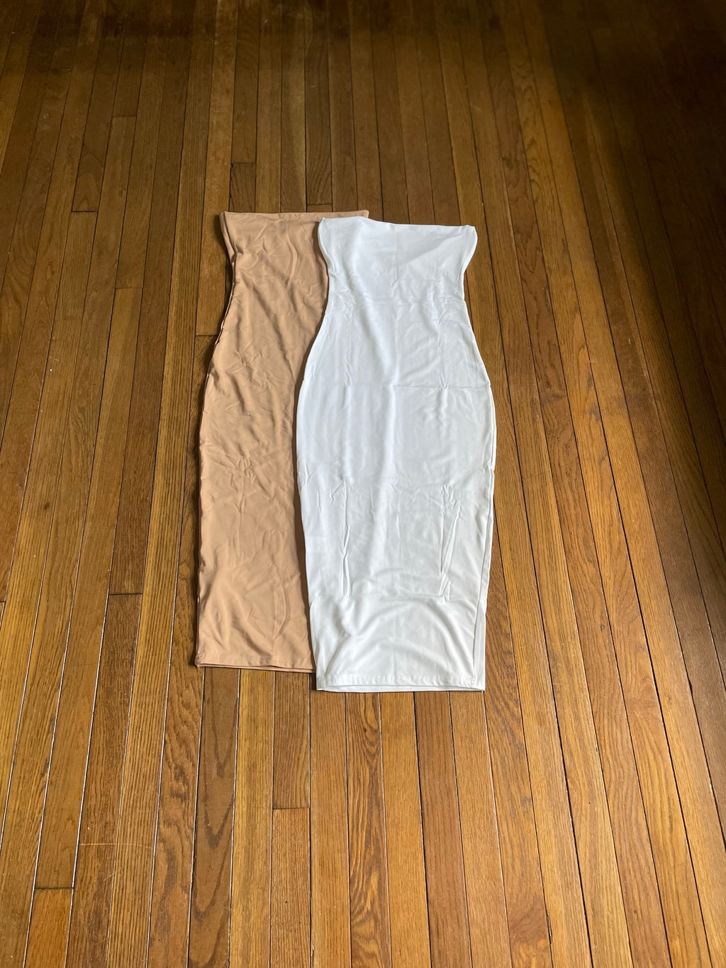 Solid Tube Maxi Dress