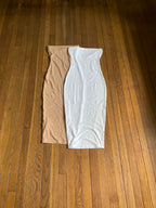 Solid Tube Maxi Dress