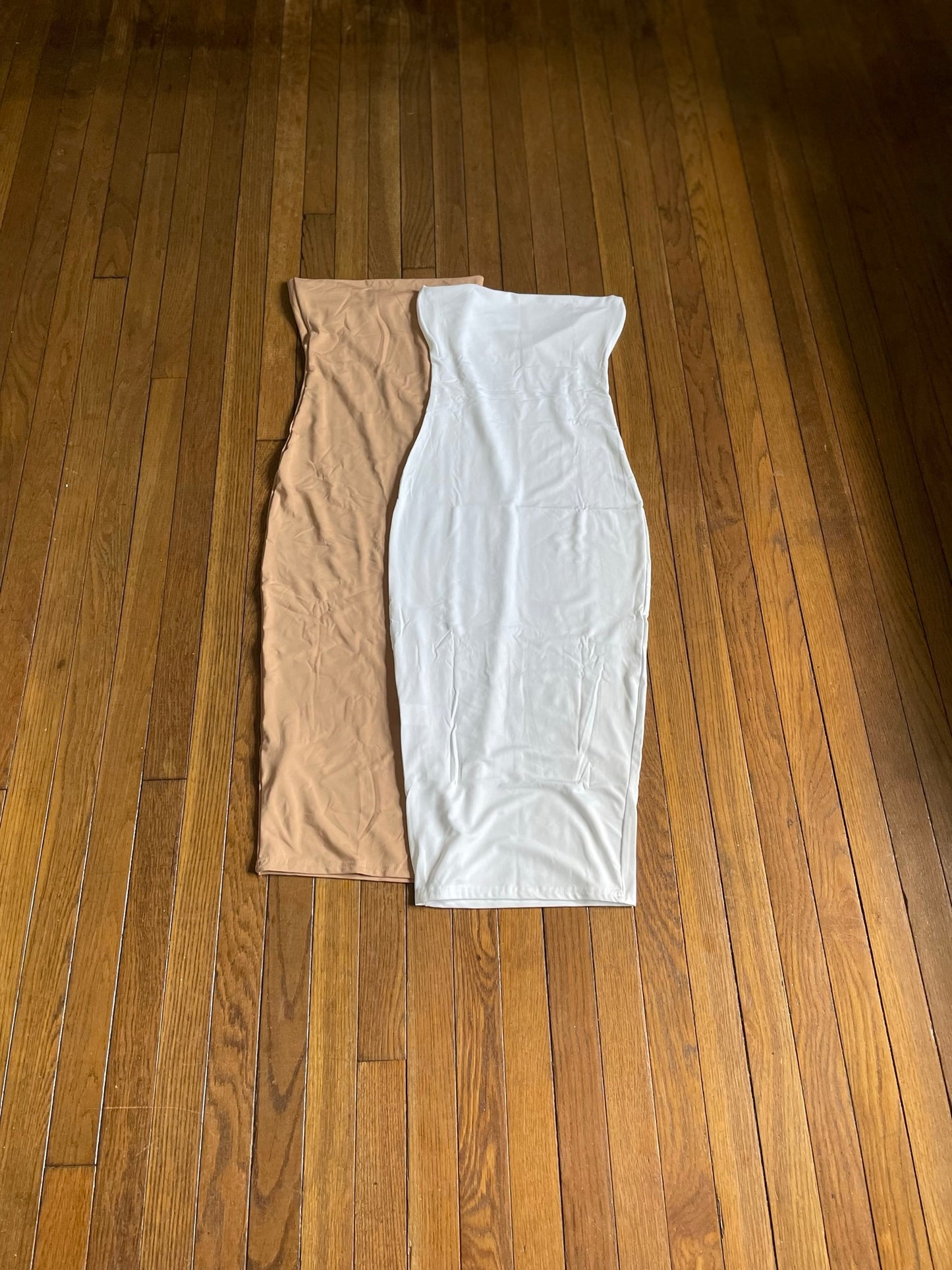 Solid Tube Maxi Dress