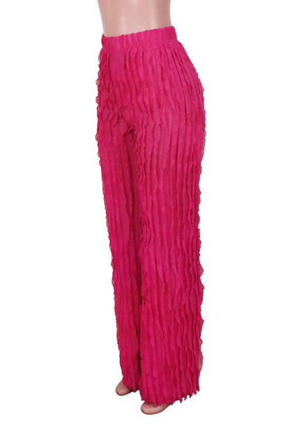 Pink Ruffles Long Pant