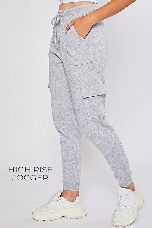 Heather Grey Jogger Sweatsuit Set