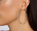 Hoops Rhinestone Earrings
