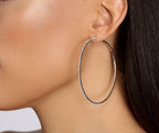 Hoops Rhinestone Earrings