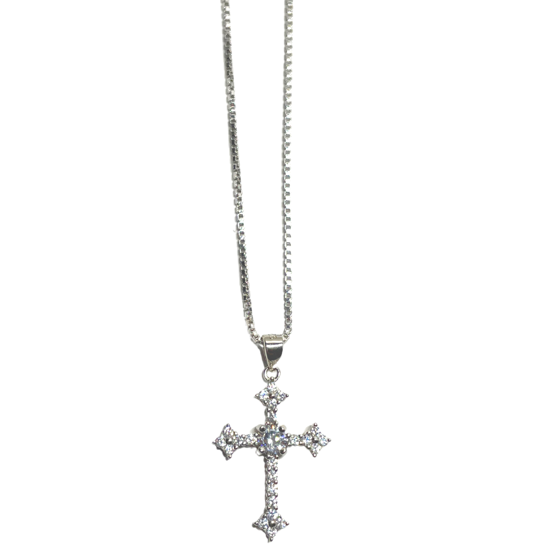 GLORIA CROSS NECKLACE