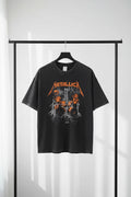 Vintage Graphic Distressed Oversized T-shirt