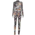 Camouflage long sleeve set