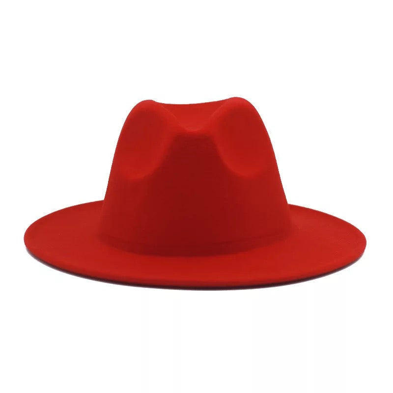 Solid Fedora Hat
