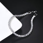 Iced tennis bracelet