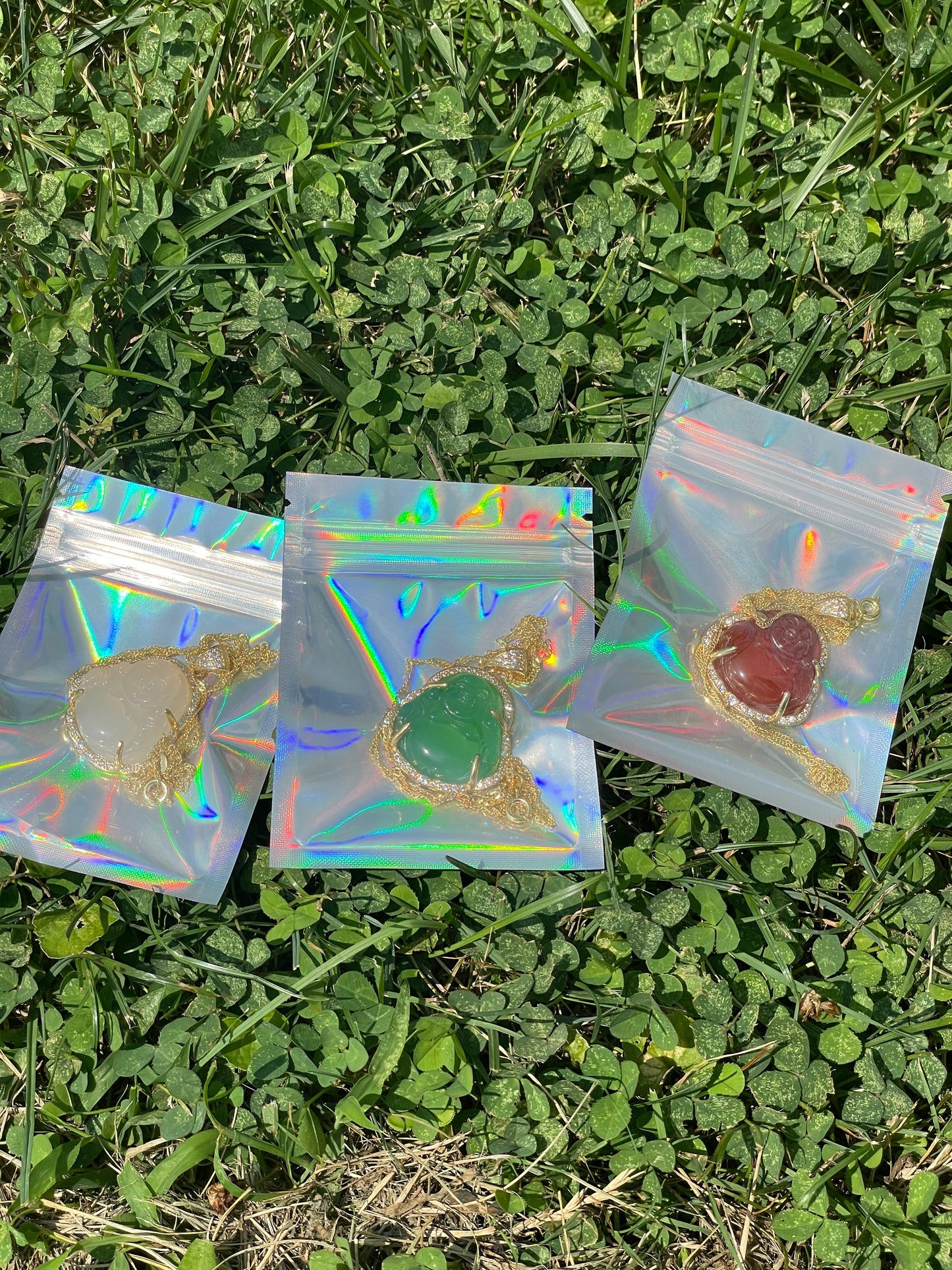 Jumbo Jade Buddha Necklace