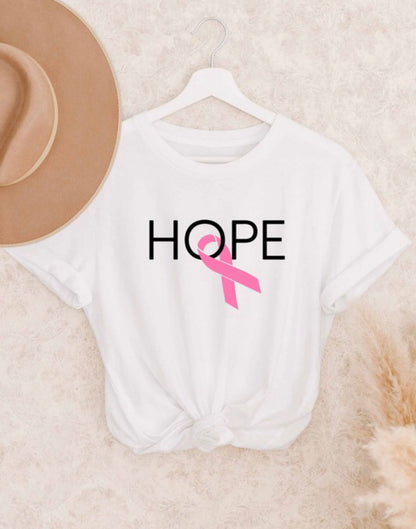 Breast Cancer Awareness Hope T-shirt