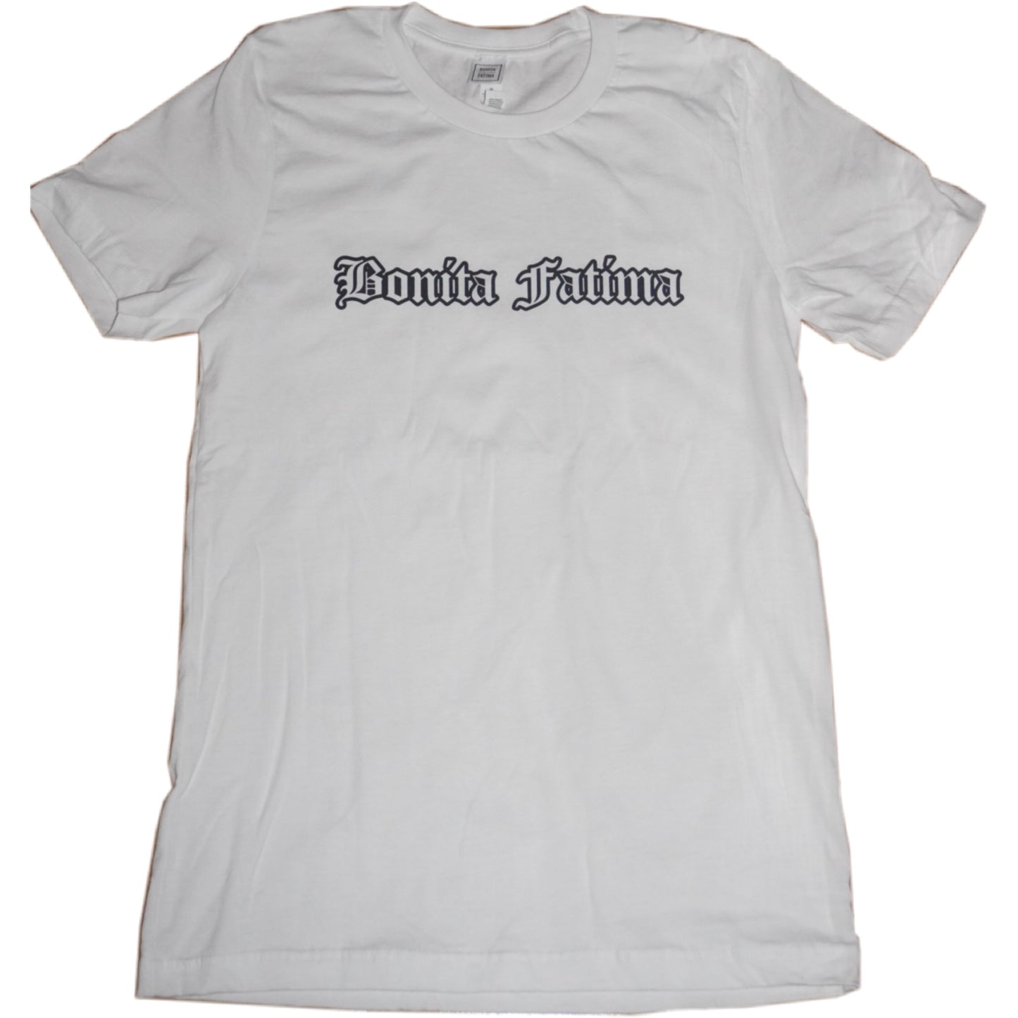 Bonita fatima logo white tee