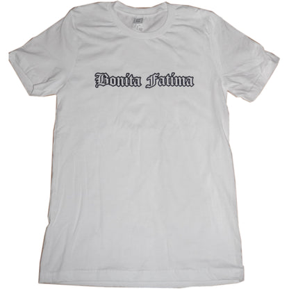 Bonita fatima logo white tee