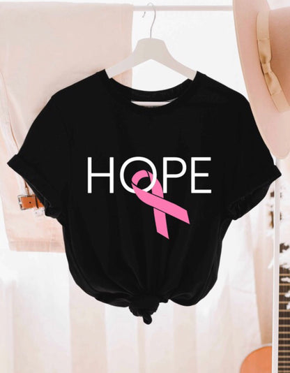 Breast Cancer Awareness Hope T-shirt